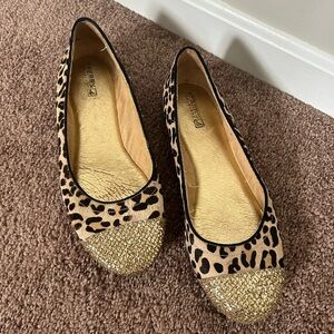 Sperry leopard ballet flats